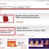 Aperçu du site Internet (version internationale) de HSBC