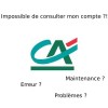 Impossible de consulter mon compte au Crédit Agricole
