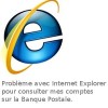 Internet explorer et la banque postale
