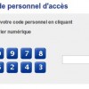 Rentrer son code personnel LCL
