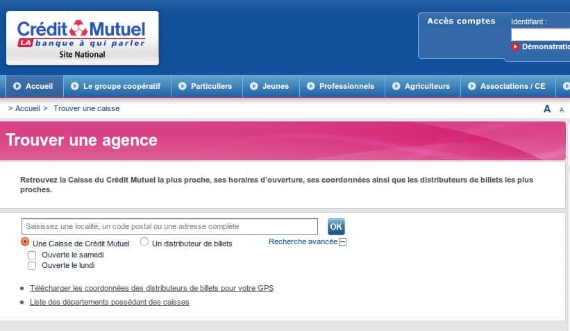 Cr dit Mutuel CM Mes Comptes Acc s Client Et Services En Ligne